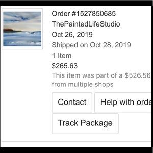 Water colour art piece (the painted life studio)